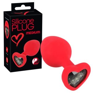Silicone Plug Medium Red