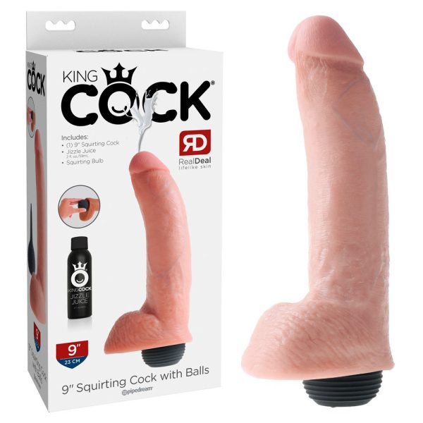 Squirting Realistic Cock Skin 9 Inch