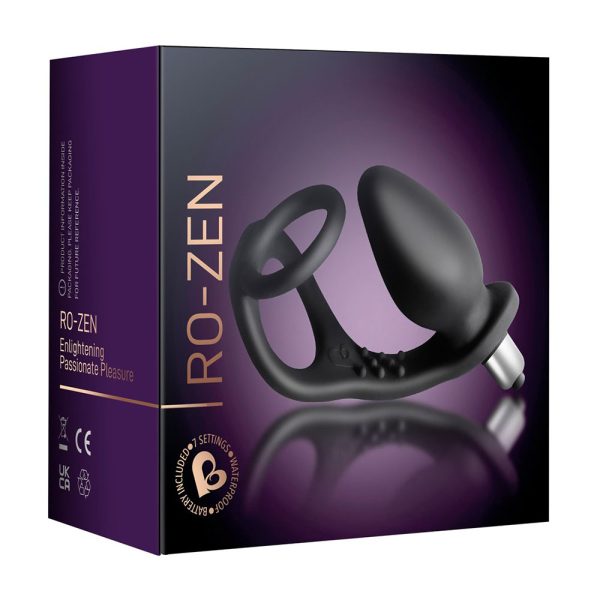 RO-Zen Cock Ring with Vibrating Plug