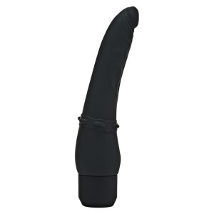 Silicone Classic Smooth Vibrator Black
