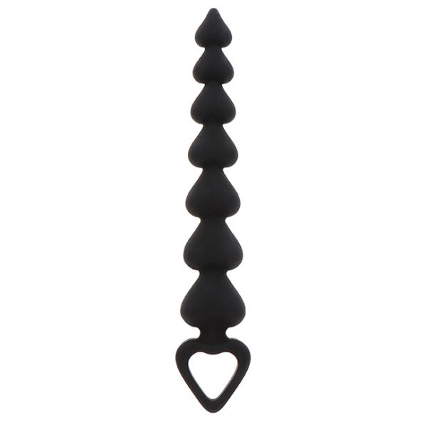 Heart Beads Black