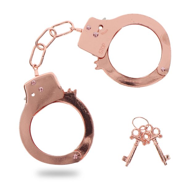 Metal Handcuffs Rose Gold