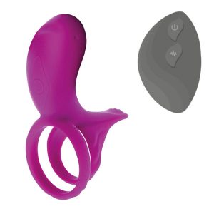 Couples Fuchsia Rechargeable Stimulator Ring
