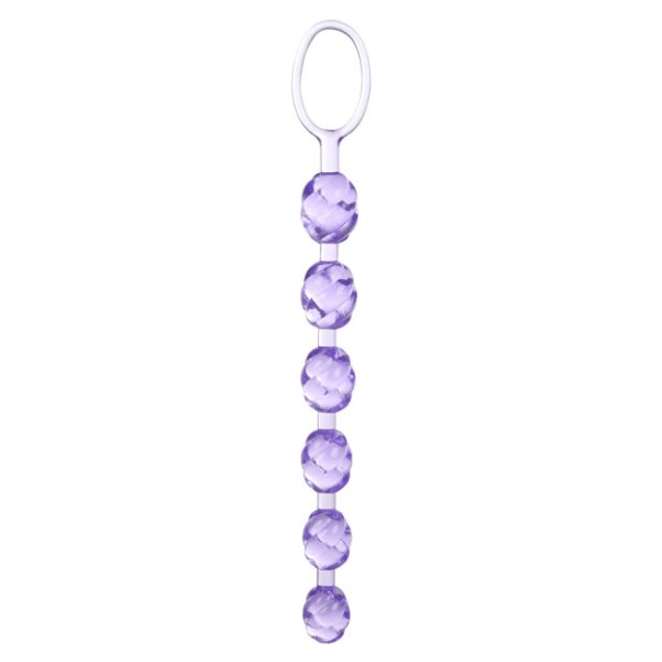 Swirl Pleasure Beads Purple