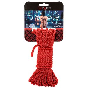 Scandal BDSM Rope 10M Red