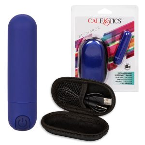 Rechargeable Travel Bullet Blue