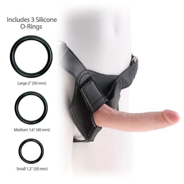 Strap-On Harness 7 Inch Realistic Cock Skin