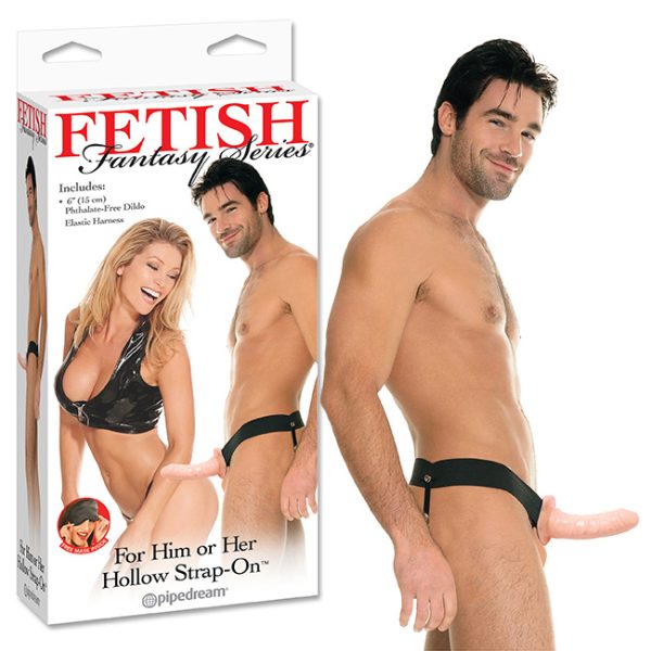 Realistic Hollow Strap-On 6 Inch Skin