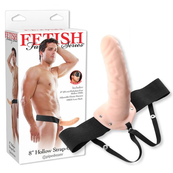 Realistic Hollow Strap-On Skin 20cm