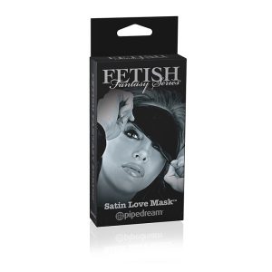 Fetish Fantasy Satin Love Mask Black