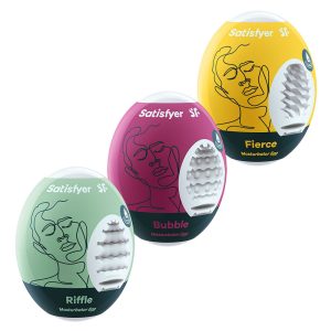 Satisfyer Masturbator Egg Riffle - Bubble - Fierce