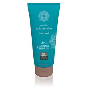 Shiatsu 2-in-1 Massage & Glide Gel Amber