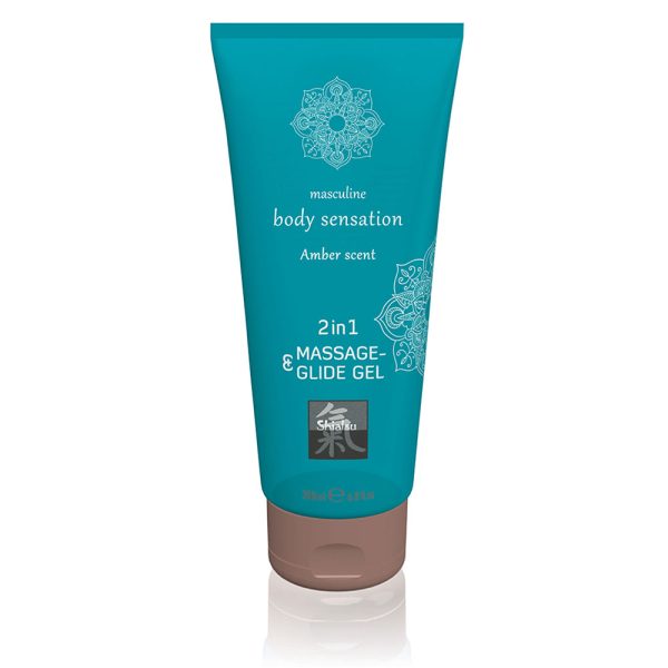 Shiatsu 2-in-1 Massage & Glide Gel Amber