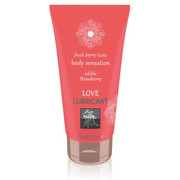 Love Lubricant Edible Strawberry 75 ml