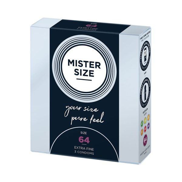 MISTER SIZE 64 mm Condoms x3 pcs
