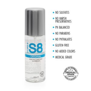 S8 Water-based Lube 125ml