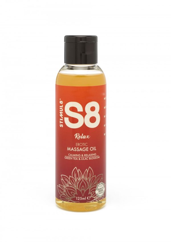 S8 Green Tea & Lilac Blossom Massage Oil 125ml