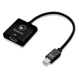 Atlantis Adapter Cable Mini Display Port DP to HDMI, 20cm