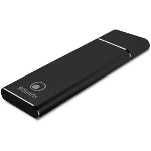 Atlantis External BoxA06-M2-NVME-01 USB 3.1 Type C for SSDs type M2