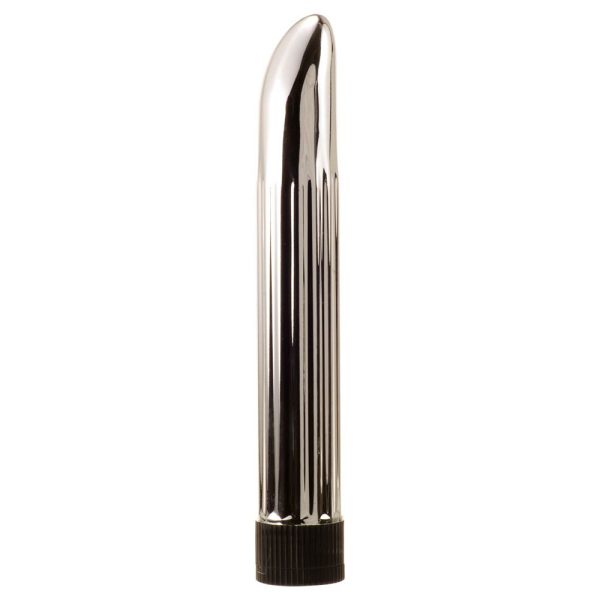 Sensuous Ribbed Vibrator Silver