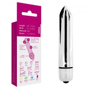 Blossom 10 Mode Mini Bullet Vibrator Silver
