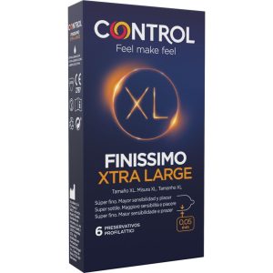 Control Finissimo Thin Condoms Extra Large 6 Pack
