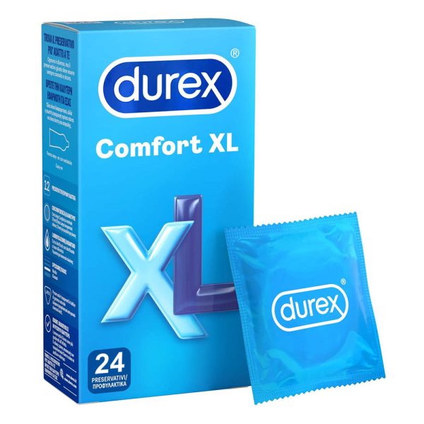 Durex Comfort XL Large Condoms 24 Bulk Pack