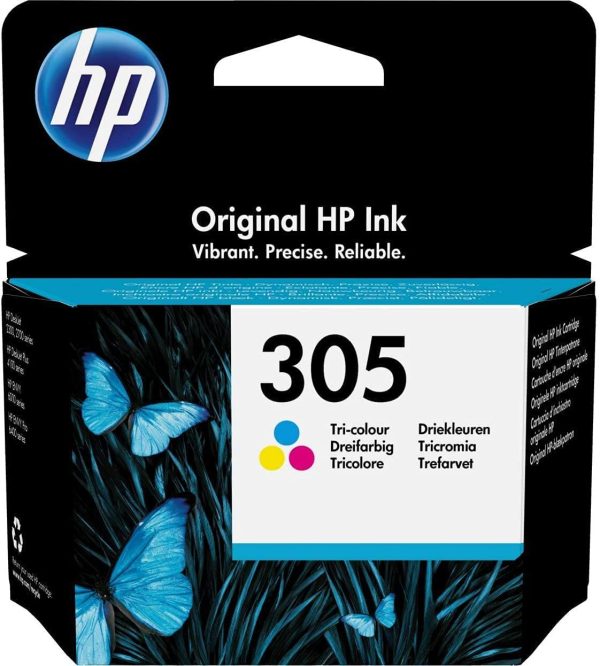 HP 305 Tri-Colour Original Ink Cartridge - 3YM60AE
