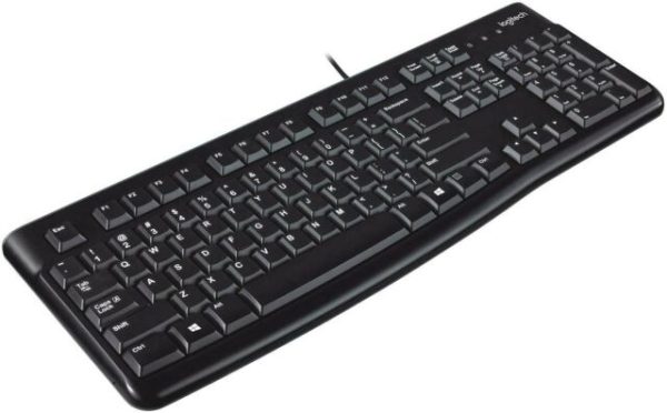 Logitech Media K120 - Wired Keyboard with English layout