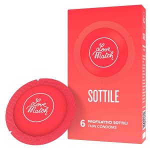 Love Match Thin Condoms 6 Pack