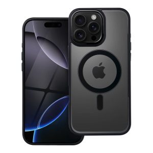 COLOR EDGE MAG COVER case compatible with MagSafe for iPhone 16 Pro Max Black