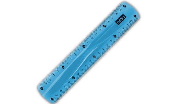 Plastic Ruler 20cm, Blue
