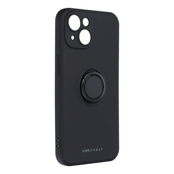 ROAR BLACK CASE with Ring for iPhone 15 Black