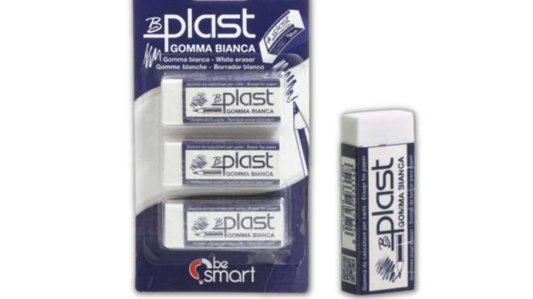 White Erasers, X 3 pieces