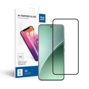 Blue Star 5D Full Cover Tempered Glass - Xiaomi 15 black