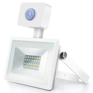Aigostar LED/50W/230V 4000K Spotlight with Motion Sensor Natural White, White