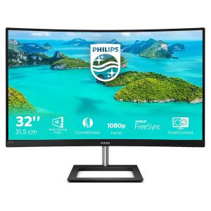 Philips E Line 322E1C/00 LED display 80 cm (31.5") 1920 x 1080 pixels Full HD LCD Black