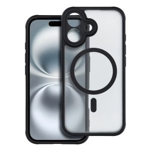FULL MATTE MAG COVER case compatible with MagSafe for iPhone 16 Black
