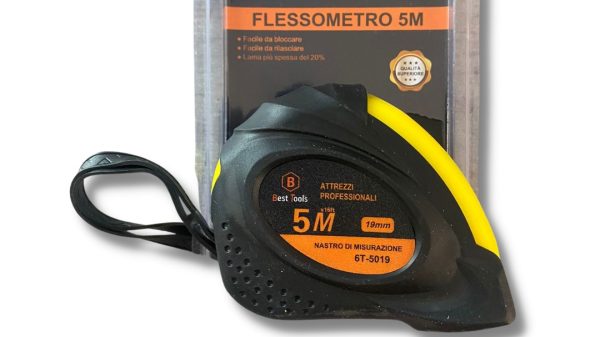 BT Flexometer 5 Meters Professional Self-Locking Steel Tape Measure