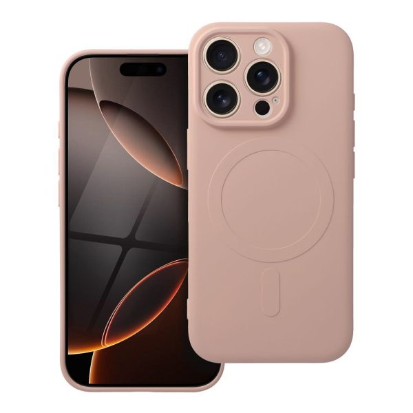 SILICONE MAG COVER with MagSafe for iPhone 16 Pro Pink