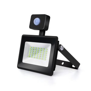 Aigostar 30W LED Motion Detector Floodlight, 2700 LM Black