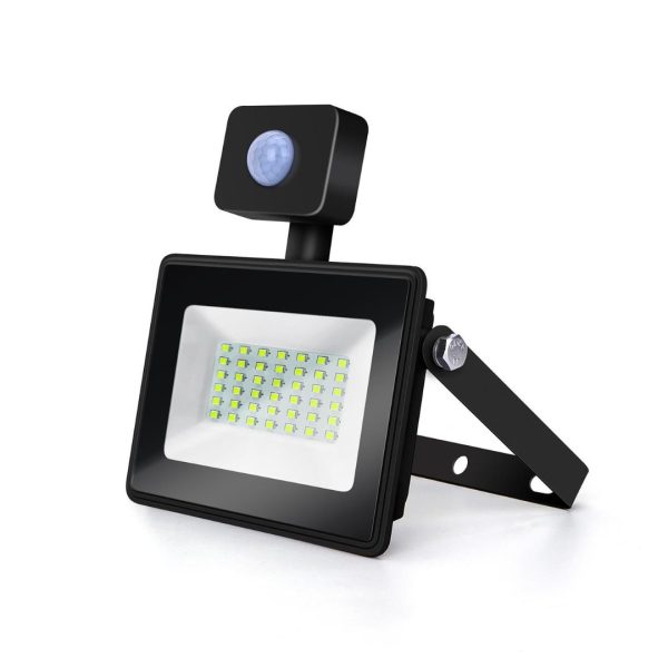 Aigostar 30W LED Motion Detector Floodlight, 2700 LM Black
