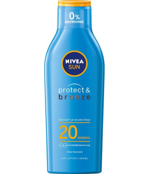 Nivea Sun Protect & Bronze Lotion SPF20 200ml