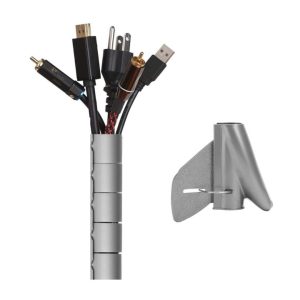 Aigostar Cable Tube Flexible and Cut to Size for Home and Office 1.5m, 25mm