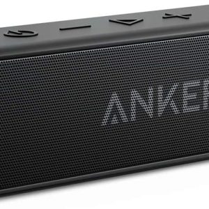 Anker SoundCore 2 Bluetooth Speaker with Dual Driver Strong Bass, Black