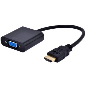 Unico HDMI Male to VGA Female Adapter, 18 cm