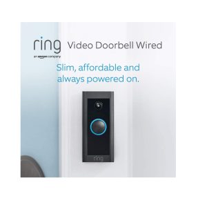 Ring Video Doorbell Wired l Doorbell camera with 1080p HD Video