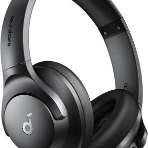 Soundcoe by Anker Q20i Wireless Bluetooth Over-Ear Headphones, Black