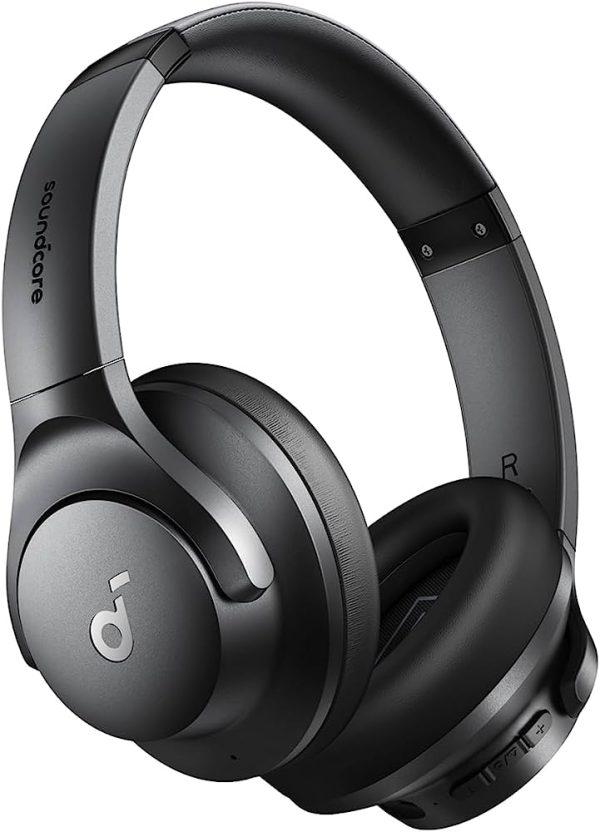 Soundcoe by Anker Q20i Wireless Bluetooth Over-Ear Headphones, Black