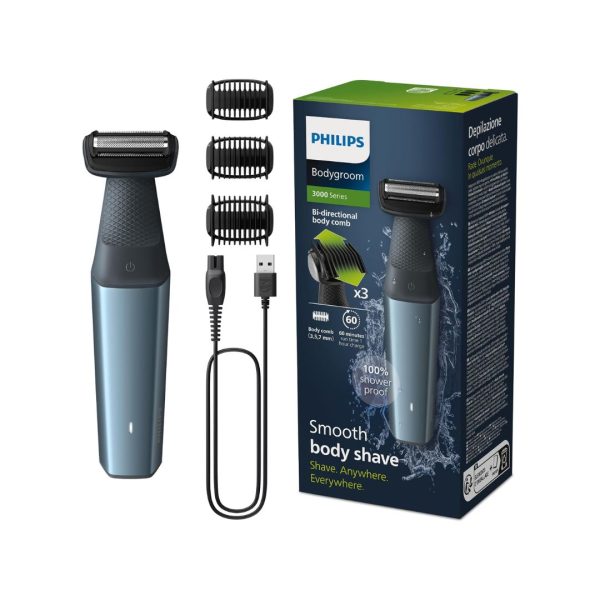 Philips Bodygroom 3000 Series Waterproof Groin and Body Trimmer